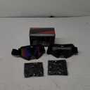 OXG Motorcycle Goggles - ATV & Dirt Bike Goggles with UV400 Dustproof Lens for Adults & Youth (Grey / Multicolored)