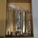 HOME EDIT 10 Pack 5 Inch Champagne Bronze Cabinet Handles Solid Zinc Alloy Pulls for Kitchen Cupboard & Drawer Hardware