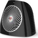 Vornado VH202 (2025) Personal Space Heater, Advanced Safety Features, 2 Heat Settings, Direct Heating, Fan Only Setting, Cool-Touch Exterior, Signature Vortex Heat Circulation, Gentle Heating, Black