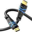 BlueRigger 8K HDMI Cable (6FT, 8K 60Hz HDR, 4K 120Hz, High Speed 48Gbps with Ethernet, eARC, 3D, HDCP 2.3) - Compatible with PS5, Xbox, Roku, Apple TV, Switch, PC