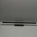 SOLFART 48 Inch Black Bathroom Vanity Light Fixtures Over Mirror 5 Color Adjustable Modern LED Light Fixture 5CCT