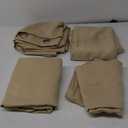 Pickuc Curtains Beige 4Pack 52*42In
