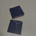 Solid Cool Navy Blue 4 x 4 Absorbent Ceramic Square Coasters Pack of 4