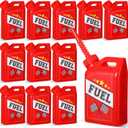 Mifoci 12 Pack Race Car Fuel Can Cups Set 11 oz Fuel Can Drinking Cups with Straw Racing Theme Birthday Party Favor for Kids Racing Car Theme Birthday Party Baby Shower Supplies