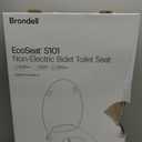 Brondell Bidet Toilet Seat Non-Electric Swash Seat, Fits Round Toilets, White Dual Nozzle System, Ambient Water Temperature Bidet with Easy Installation