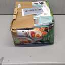 GreenLife 12" 5QT Square Electric Skillet, Glass Vented Lid, Ceramic PFAS-Free Nonstick Interior, Adjustable Temperature Control, Cool Touch Handles, Quick Even Heating, Scratch Resistant, Turquoise