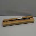 Curtain Rods for Window 32 to 62, Black 5/8 inch Splicing Single Window Curtain Rod Set with Brackets