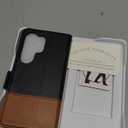 TUCCH Case Wallet for Galaxy S26 Ultra 5G, Magnetic PU Leather Stand [RFID Blocking] 4 Card Slot Folio Protective Cover with TPU Shockproof Inner Shell Compatible with Galaxy S26 Ultra, Black & Brown