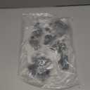 QCAA Steel Window Sash Lock, CTC 2", Matte Black, 12 Pack, Made in Taiwan