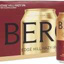 BERO Edge Hill Hazy IPA, Non-Alcoholic Craft Ale 6-Pack, Tropical & Juicy Hazy IPA, Hoppy New England-Style NA Beer by Tom Holland, Alcohol Alternative Beverage for Every Occasion, BB 04/03/25