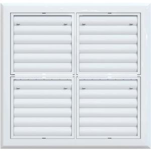 16x16 Air Vent Covers, Air Return Vent Cover Grill for Ceiling & Sidewall, Adjustable Airflow, Quiet Operation HVAC Cold Air Intake Grille for Home Improvement, White