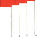 Soccer Corner Flags Set of 4, 67-Inch Portable Football Field Corner Flags for Soccer Rugby Field Hockey
