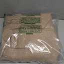 LAMIT 102 Inch Length Light Filtering Sheer Linen Curtains, Linen Textured Semi Sheer Bronze Grommet Natural Boho Drapes for Living Room/Farmhouse, 2 Panels, Brown, 52 x 102 Inch