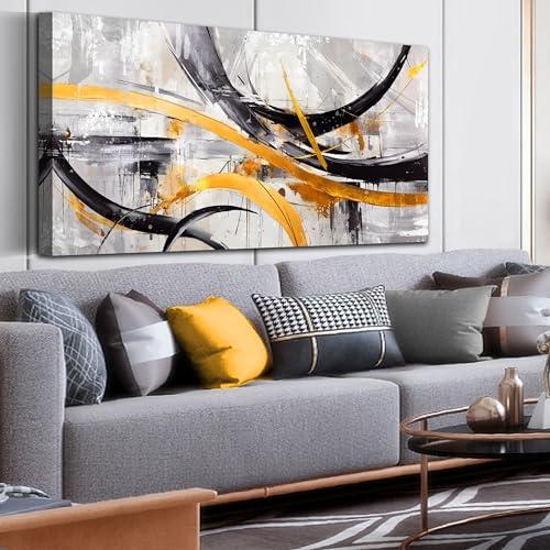 CGXART Abstract Art Work for Wall Decor - Modern Wall Art for Living Room Large Size Ready to Hang Size 29" x 59"