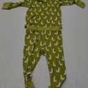 JunNeng Bamboo Viscose Toddler Pajamas, Baby Boys Girls Pjs Sets, Kids Snug-Fit Long Sleeve Sleepwear, Size 12-18M