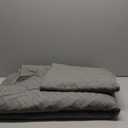 Cosy House Collection Luxury Rayon Derived from Bamboo 3-Piece Quilt Set - Ultra Soft Quilted Coverlet Bedspread - Classic Weave Stitch - Includes Quilt and 2 Pillow Shams (Full/Queen, Grey)