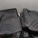 Floor Mats Fit for 2019-2025 Chevy Silverado 1500/GMC Sierra 1500, Car Mats for 2020-2025 Chevrolet Silverado/GMC Sierra 2500HD/3500HD Crew Cab Floor Liners with Factory Carpeted Storage, Black