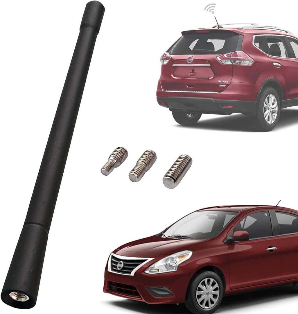 7 Inch Power Roof Antenna Mast Compatible for Nissan Rogue 2008-2016 | Versa Sentra Murano Altima Replacement Car Radio Antenna 28215-8H700,28215-CA000,6R0035849A