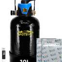 Deionized Water System for Car Wash, Comes with 10L Brand Resin,Spotless Water Spot Remover Filter with Bypass Outlet Mode, Fit for Cars/RVs/Motorcycles/Solar Washing (black)