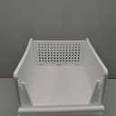 SNSLXH 5 Pack Stackable Closet Storage Basket, Multifunctional & Foldable Closet Organizer for Bathroom Kitchen Laundry Room Wardrobe Storage, Space-Saving Clothes Storage Drawer Organizer, White