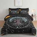 King Comforter Set with Sheets, 7 Pieces Tree of Bedding