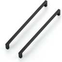 Ravinte 5-Pack 10-Inch Solid Square Cabinet Pulls - Oil-Rubbed Bronze Handles for Kitchen Cabinets & Drawers