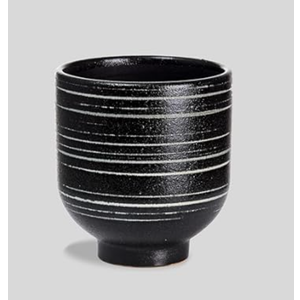 HERDUK Ceramic Pots with Drainage Hole, Indoor Outdoor Planters, 6.7 Inch Flower Pots for Cactus, Aloe Vera, Fern