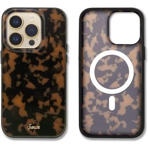 Sonix Case for iPhone 14 Pro Max | Compatible with MagSafe | 10ft Drop Tested | Tortoise Shell | Brown Tort