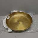 American Metalcraft ATHG16 Hammered Aluminum Beverage Tray, Round, Gold, 16-Inch Diameter