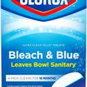 CLOROX Ultra Clean Toilet Tablets Bleach & Blue, Rain Clean Scent 2.47 Ounces Each, 4 Count (Package May Vary) (9.88 Ounce (Pack of 1))
