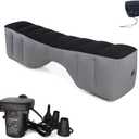 Car Bed, Car Air Bed, Car Mattress, Back Seat Bed, Back Seat Gap Filler Pad, Inflatable, Extender, Portable Sleeping Accessories for SUV, Camping, Travel, Rest, with Air Pump