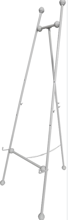 58 Inch Floor Easels for Display Wedding Sign,Iron Adjustable Arts & Crafts Easels,Metal Easel Stand with Chain Support for Mirror