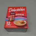 Delectables Lickable Treat Bisque Senior 10+ Wet Cat Treat Variety Pack, Food Topper, Hydrating, Grain-Free, No Fillers, No By-Products, No Added Preservatives, 1.4oz Pouch, 12ct (EXP 02/21/27)