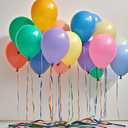 40 inch Spiral Balloons and 10 inch Round Latex Balloons,Birthday Party Holiday Decoration
