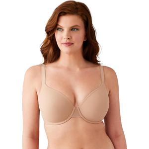 Wacoal Women's Shallow Top Shape Revelation T-Shirt Bra (32G, Praline)