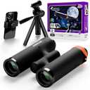 Science Can Binoculars for Kids & Beginners - 3 in 1 Portable Telescope with Adjustable Tripod & Phone Support,16X Magnification for Outdoor Exploration, Science Kit for Boys Girls 6-12 Years Old