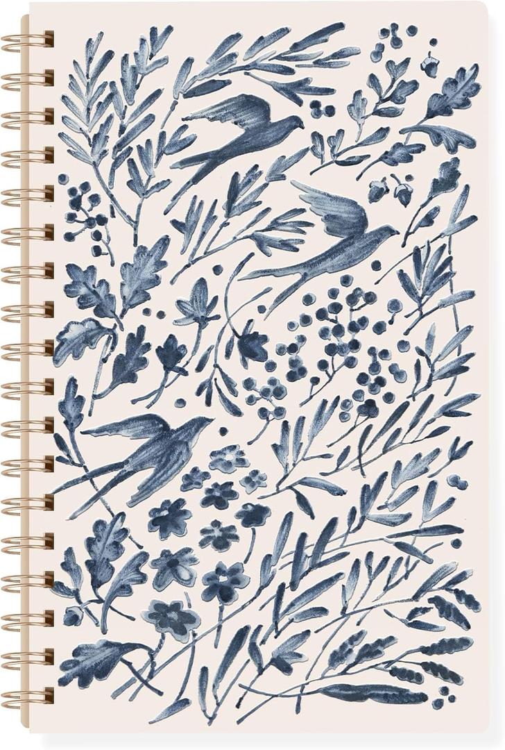 Fringe Studio Classic Paperback Spiral Journal, PROVENCE 6" w x 9.5" h, 160 pages, Memento Collection (140PA002FSC)
