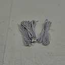 AIBOO Extension Cables 9.84FT LED Under Cabinet Puck Lighting, 2-Pin Male and Female Cable Connector Extension Cords for Led Puck Lights with White Cords (6 Pack)