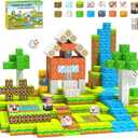 Magnetic Blocks, Valentines Day Gifts for Kids, Easter Basket Stuffers, Creative Magnet Building Blocks, STEM Sensory Toys for Ages 3-5, 5-7, 8-13, Christmas Birthday Gifts for Boys & Girls