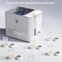 NCVI Large Baby Bottle Washer Sterilizer and Dryer Holds 6 Bottles & Pump Parts, Hospital-Grade Steam Sanitizer for Newborn & Multiple Feedings, Clean Machine for Busy Moms, Fast 19/41min Wash Cycles