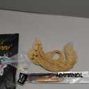 DAIXI Handmade Interlocking Sisterlocks Curly Tips 100% Real Human Hair Permanent Micro Locs Extensions Natural Looking Soft Dreadlocks Can Be Bleached and Dyed (613# - 0.2cm, 8 Inch 60 Strands)