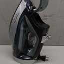 Rowenta Iron, Focus Excellence Stainless Steel Soleplate Steam Iron for Clothes, Retractable Cord, 400+ Microsteam Holes, Powerful steam, LED Display, 1750 W Ironing Clothes, Cordreel, Red DW5433, Green