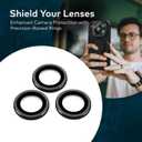 Magnetic for iPhone 17 Pro Max Case(Compatible with MagSafe) Camera Lens Protector & Kickstand, Military Shockproof Slim Phone Cover Anti-Scratch, Anti-Yellowing, Drop Protection Black