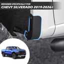 Mud Flap Delete Fit for Chevy Silverado 2019-2026,Mud Guards Mudflaps Delete Compatible with Chevrolet Silverado 1500 Accessories 2019-2026