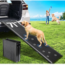 Dog Ramp for Car 71''x 20'', Wider Dog Ramp for Large Dogs with Non-Slip Surface, Outdoor Dog Stairs for Truck SUV Van, Folding Pet Ramp Up to 250LBS, Car Ramp for Dogs to Get on Bed Couch Indoor