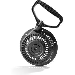 Recoil Pull Cord Starter Assembly for Ariens AX254, Plastic 20001054 Snowblower Recoil Starter Assembly Recoil Starter Pull Replacement Part Compatible with Ariens AX254 Engine Snow Blowers(Black)