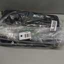 Ytonet Walker Basket with Tray, Detachable Walker Tray for Folding Walkers, Large Capacity Storage Basket with Phone and Crutch Holder, Water-Resistant Non-slip Walkers Accessories for Seniors (Black)