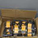 4 Pack Heavy Duty 2" x 27' Ratchet Tie Down Straps with Wired J Hooks - 10,000 LBS Break Strength for Truck & Trailer Cargo Control KODIAK STRAPS