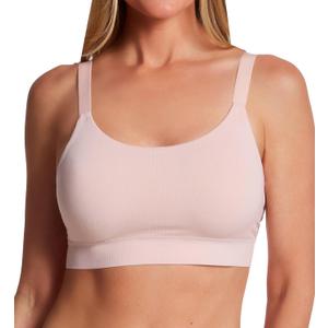 Bali Women's Modern Seamless Bralette, Pullover Wireless Bralette with Adjustable Straps Small