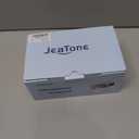 JeaTone Ultrasonic Jewelry Cleaner 46kHz Sonic Cleaner for Rings, Glasses, Retainers, Dentures, Watches & More, 304 Stainless Steel 20oz Tank (White)